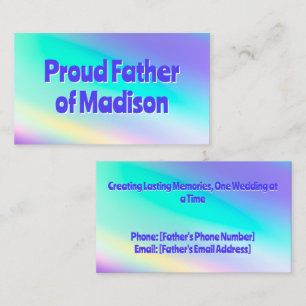 Dad of the Bride Calling Card