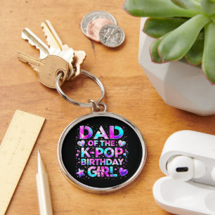 Dad Of The K-Pop Birthday Korean Music Keychain