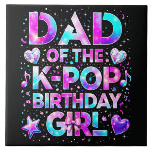 Dad Of The K-Pop Birthday Korean Music Tile