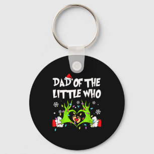 Dad Of The Little Who Funny Christmas Pregnancy An Keychain