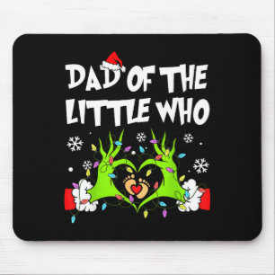 Dad Of The Little Who Funny Christmas Pregnancy An Mouse Pad