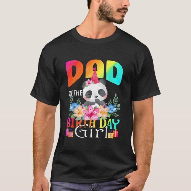 Dad Of The Panda Unicorn T-Shirt (Front)