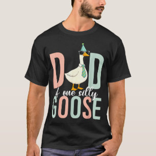 Dad Of The Silly Goose First Birthday Party Family T-Shirt