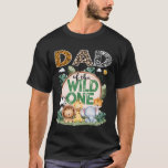 Dad Of The Wild One Safari Jungle 1St Birthday Par T-Shirt<br><div class="desc">Dad Of The Wild One Safari Jungle 1St Birthday Party</div>
