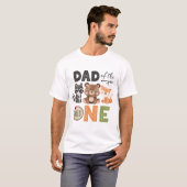 Dad of the Wild One Woodland Birthday T-Shirt (Front Full)