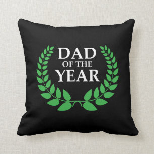 Dad of The Year Award Throw Pillow