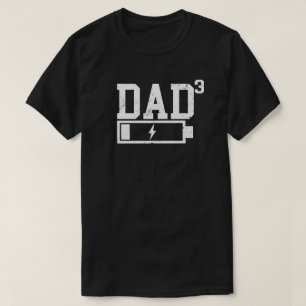 Dad of Three Shirt Dad Cubed Shirt