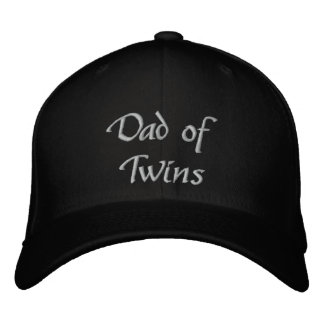 Dad of Twins Embroidered Hat
