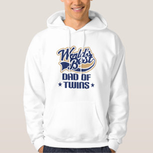Dad Of Twins (Worlds Best) Father's Day Gift Hoodie