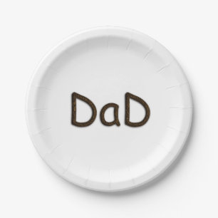 Dad Paper Plate