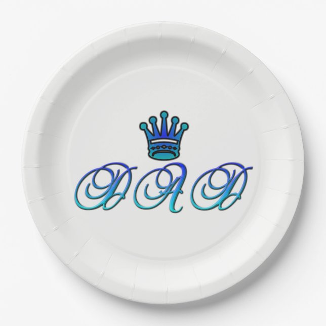 DAD Paper Plates 9" (Front)