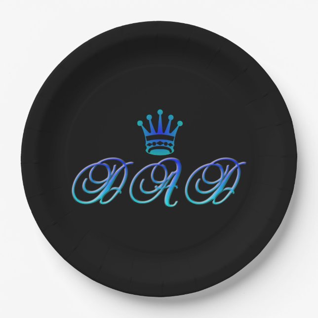 DAD Paper Plates 9" (Front)