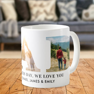 Dad Personalized Fathers Day Photo Coffee Mug