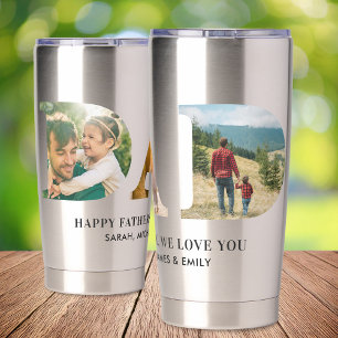 Dad Personalized Fathers Day Photo Insulated Tumbler