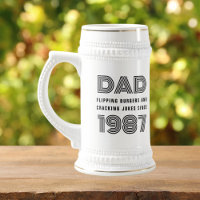 Dad Personalized Year Grill Master BBQ Burger