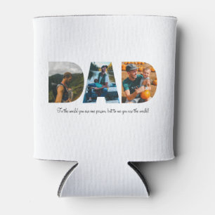 Dad Photo Collage Cooler for Father's day