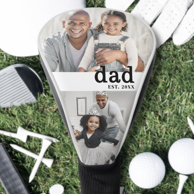 Dad Photo Collage Father Golf Head Cover (Dad Photo Collage Father Golf Head Cover )
