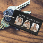 Dad Photo Collage Happy Father's Day Keychain<br><div class="desc">Dad photo collage keychain.  Personalize it by adding your own photographs.  Great Christmas,  birthday or Father's day gift for any father.</div>