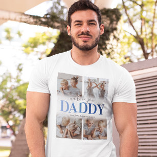 Dad Photo Collage T-Shirt