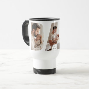 Dad Photo Collage Travel Mug