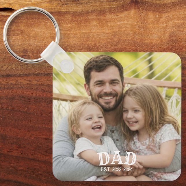Dad Photo Established Keychain (Creator Uploaded)