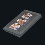 Dad photo modern typography child gift trifold wallet<br><div class="desc">Dad multi photo modern typography child gift. Ideal fathers day,  birthday or christmas gift. Colours can be changed.</div>