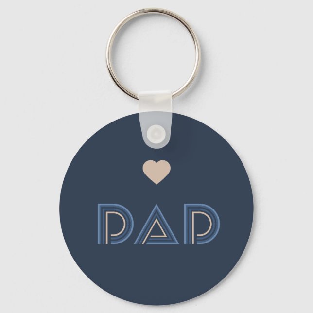 Dad, Pillar of Honour Keychain (Front)