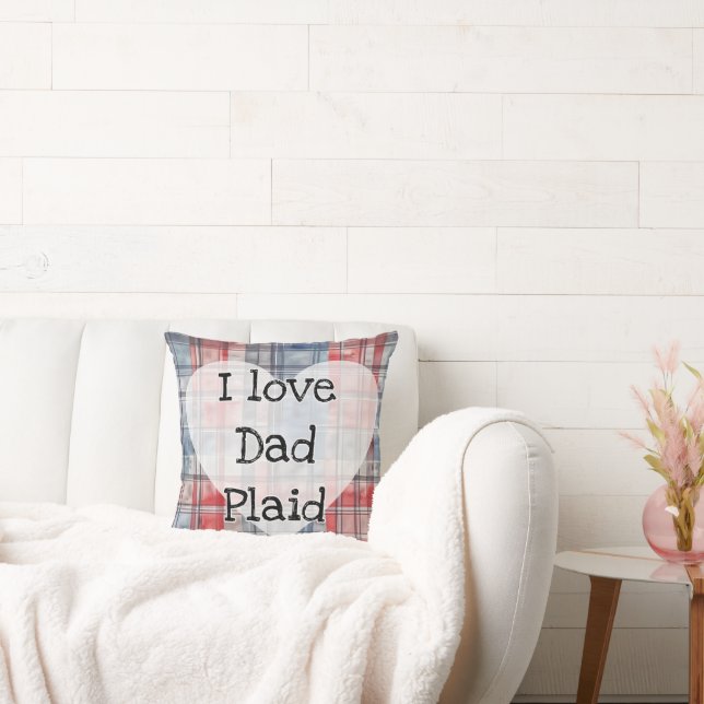 Dad plaid editable pillow (Couch)