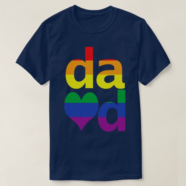 Dad Pride T-Shirt (Design Front)