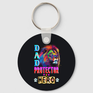 Dad Protector Hero Keychain