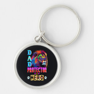 Dad Protector Hero Keychain