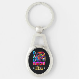Dad Protector Hero Keychain