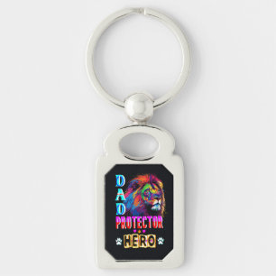 Dad Protector Hero Keychain