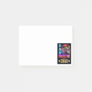Dad Protector Hero Post-it Notes