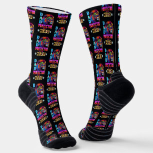 Dad Protector Hero Socks
