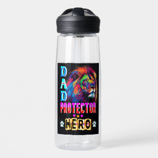 Dad Protector Hero Water Bottle
