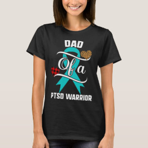 Dad Ptsd Awareness Leopard Post-traumatic Stress D T-Shirt