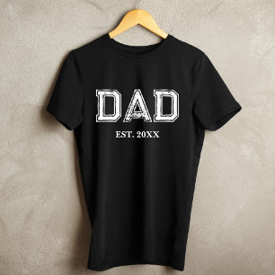 Dad Quote Vintage Sporty Typography Fathers Day T-Shirt