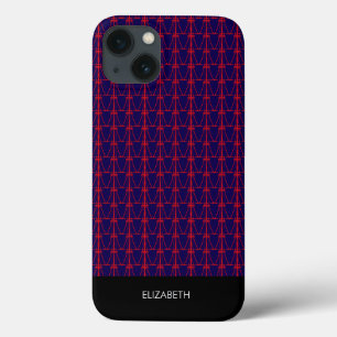 Dad, Red Coconut Trees Pattern  iPhone 13 Case