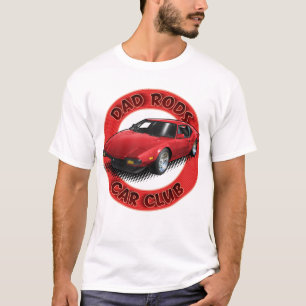 Dad Rods Car Club Red Pantera Car T-Shirt