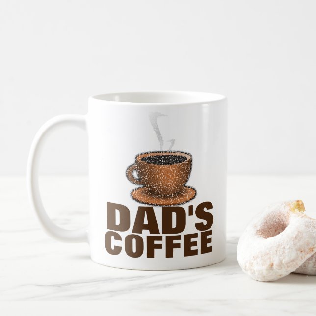 Dad’s Coffee Coffee Mug (With Donut)