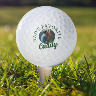 Dad’s Favourite Caddy Photo Golf Balls