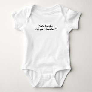 Dad’s Favourite - Funny Baby Bodysuit Gift