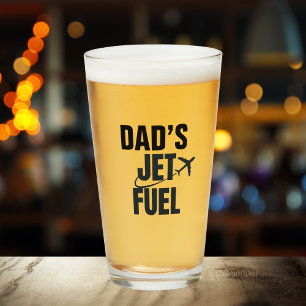 Dad’s Jet Fuel & Airplane, Boyfriend Husband,Funny Glass