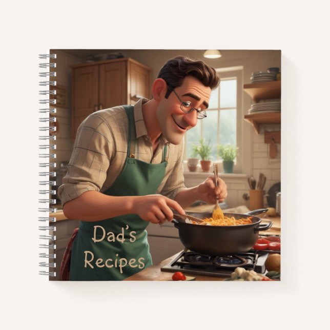 Dad’s Recipes Notebook (Front)