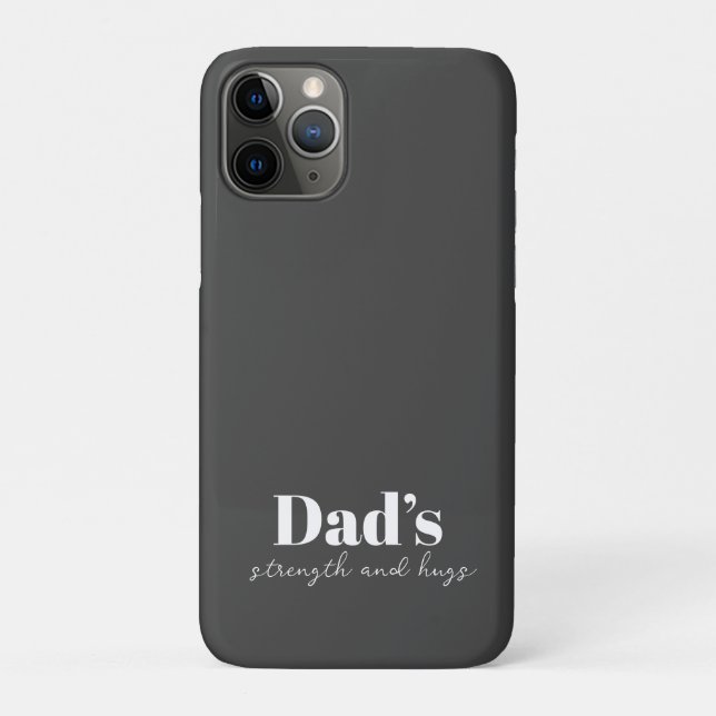 Dad’s Strength and Hugs - Father's Day Gift |  Case-Mate iPhone Case (Back)