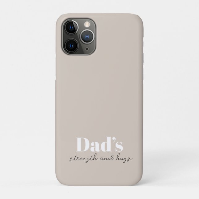 Dad’s Strength and Hugs - Father's Day Gift |  Case-Mate iPhone Case (Back)