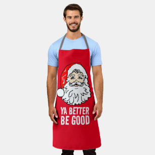 DAD SANTA CLAUS CHRISTMAS KITCHEN APRON