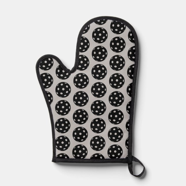 Dad Says Keep Out of the Kitchen Funny Pickleball  Oven Mitt (Front)