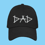 Dad Simple Cool Modern Typography Custom Embroidered Hat<br><div class="desc">Dad Simple Cool Modern Typography Custom Embroidered Baseball Cap features the simple modern embroidered text "Dad". Perfect as a gift for dad for Father's Day,  Christmas,  birthday and more. Created by Evco Studio www.zazzle.com/store/evcostudio</div>